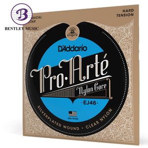 D’Addario EJ46 Pro-Arté Nylon Classical Guitar Strings, Hard Tension