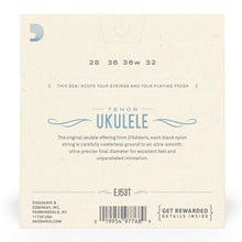 D'Addario EJ53T Pro-Arté Black Nylon Tenor Ukulele Strings