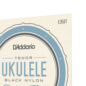 D'Addario EJ53T Pro-Arté Black Nylon Tenor Ukulele Strings