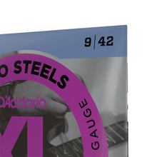 D'Addario EPS520 XL ProSteels Round Wound Electric Guitar Strings, Super Light, 9-42 Gauge