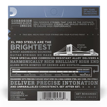 D'Addario EPS530 XL ProSteels Round Wound Electric Guitar Strings, Extra Super Light, 8-38 Gauge