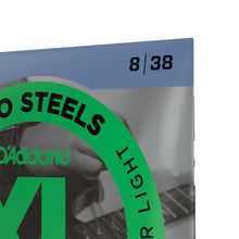 D'Addario EPS530 XL ProSteels Round Wound Electric Guitar Strings, Extra Super Light, 8-38 Gauge