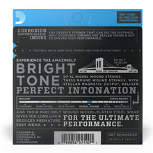 D'Addario EXL110-7 XL Nickel Wound 7-String Electric Guitar Strings, Regular Light, 10-59 Gauge