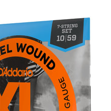D'Addario EXL110-7 XL Nickel Wound 7-String Electric Guitar Strings, Regular Light, 10-59 Gauge