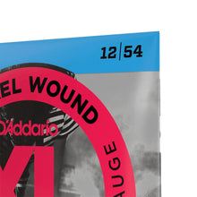 D’Addario EXL145 XL Nickel Wound Electric Guitar Strings, Heavy Plain 3rd, 12-54 Gauge