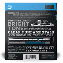 D'Addario EXL220 XL Nickel Wound Electric Bass Strings, Super Light, Long Scale, 40-95 Gauge