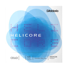 D'Addario H511 4/4M Helicore Cello Single A String, 4/4 Scale, Medium Tension