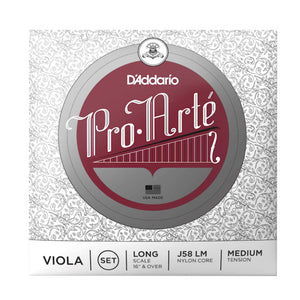 D'Addario J58 LM Pro-Arte Viola String Set, Long Scale, Medium Tension
