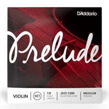 D’Addario J810 1/8M Prelude Violin String Set, 1/8 Scale, Medium Tension