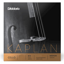 D'Addario KS512 4/4M Kaplan Cello Single D String, 4/4 Scale, Medium Tension