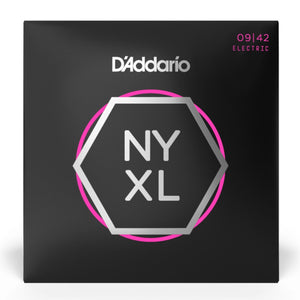 D’Addario NYXL0942 NYXL Nickel Wound Electric Guitar Strings, Super Light, 09-42 Gauge