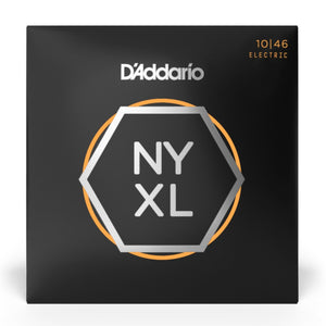 D’Addario NYXL1046 NYXL Nickel Wound Electric Guitar Strings, Regular Light, 10-46 Gauge