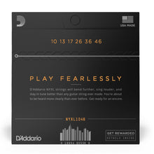 D’Addario NYXL1046 NYXL Nickel Wound Electric Guitar Strings, Regular Light, 10-46 Gauge