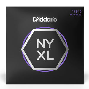 D’Addario NYXL1149 NYXL Nickel Wound Electric Guitar Strings, Medium, 11-49 Gauge