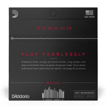 D’Addario NYXL1254 NYXL Nickel Wound Electric Guitar Strings, Heavy, 12-54 Gauge