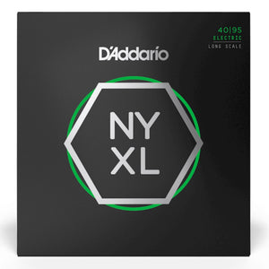 D’Addario NYXL4095 NYXL Electric Bass Strings, Super Light, Long Scale, 40-95 Gauge