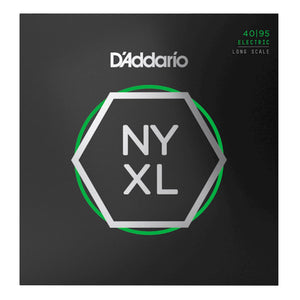 D’Addario NYXL4095 NYXL Electric Bass Strings, Super Light, Long Scale, 40-95 Gauge