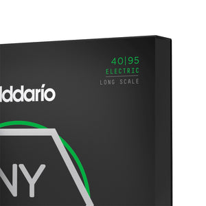 D’Addario NYXL4095 NYXL Electric Bass Strings, Super Light, Long Scale, 40-95 Gauge