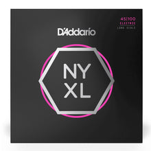 D’Addario NYXL45100 NYXL Electric Bass Strings, Regular Light, Long Scale, 45-100 Gauge