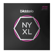 D’Addario NYXL45100 NYXL Electric Bass Strings, Regular Light, Long Scale, 45-100 Gauge
