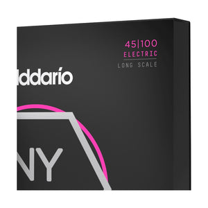 D’Addario NYXL45100 NYXL Electric Bass Strings, Regular Light, Long Scale, 45-100 Gauge