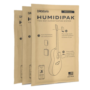 D'Addario PW-HPRP-03 Humidipak maintain, Replacement 3-Pack