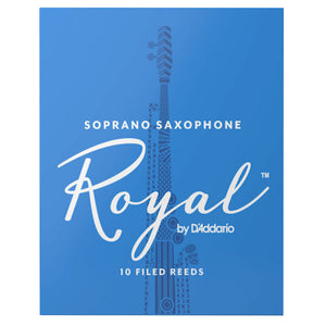 Royal by D'Addario RIB1025 Soprano Saxophone Reeds, Strength 2.5, 10-Pack