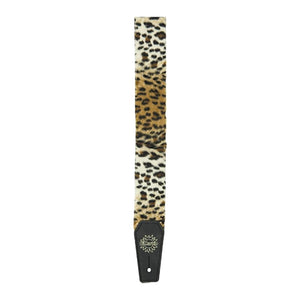 DiMarzio DD3310CH Faux Fur Guitar Strap, Cheetah