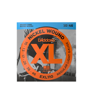 D'Addario EXP110 Coated Nickel Wound Strings -.010-.046 Light