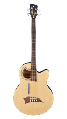 [PREORDER] Warwick RockBass Alien Standard Fretless w/Lines 4-String Bass Guitar, Natural Transparent Satin