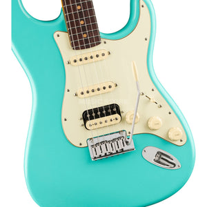 [PREORDER] Fender American Ultra Luxe Vintage 60s Stratocaster HSS Electric Guitar, RW FB, Sea Foam Green