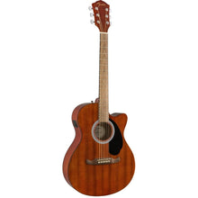 [PREORDER] Fender FA-135CE Concert Acoustic Guitar, Walnut FB, Natural Mahogany