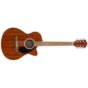 [PREORDER] Fender FA-135CE Concert Acoustic Guitar, Walnut FB, Natural Mahogany