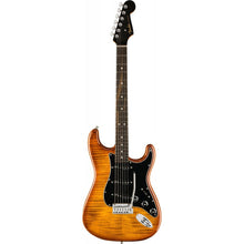 [PREORDER] Fender American Ultra Limited Edition Stratocaster Electric Guitar, Ebony FB, Tiger