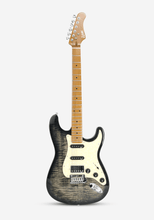 Luxars S-G25 SBK Black Electric Guitar