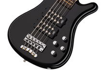 [PREORDER] Warwick RockBass Corvette $$ 5-String Bass Guitar, Solid Black High Polish