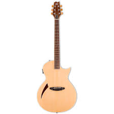 ESP LTD TL-6 Thinline Series Acoustic-Electric Guitar - Natural