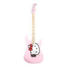 Squier by Fender Limited Edition Hello Kitty Stratocaster Electric Guitar, Maple FB, Pink