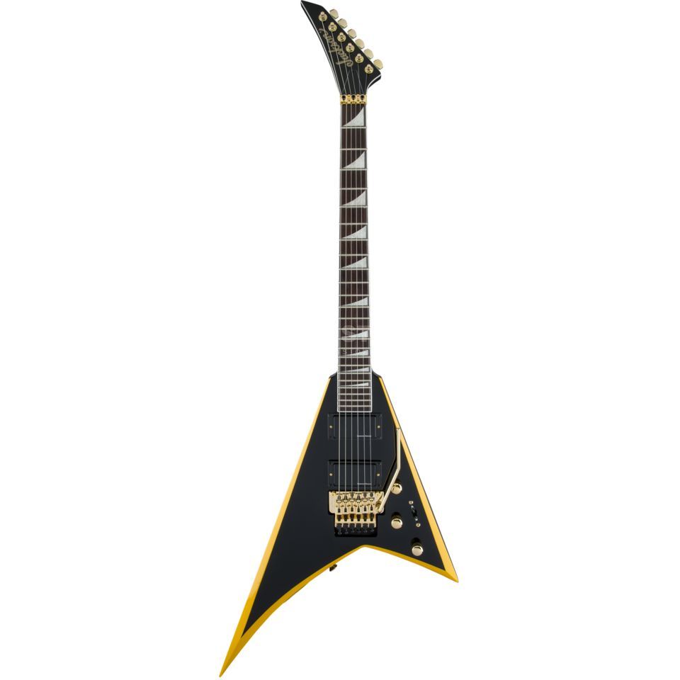 [PREORDER] Jackson X Series Rhoads RRX24 Electric Guitar, Black with Yellow Bevels