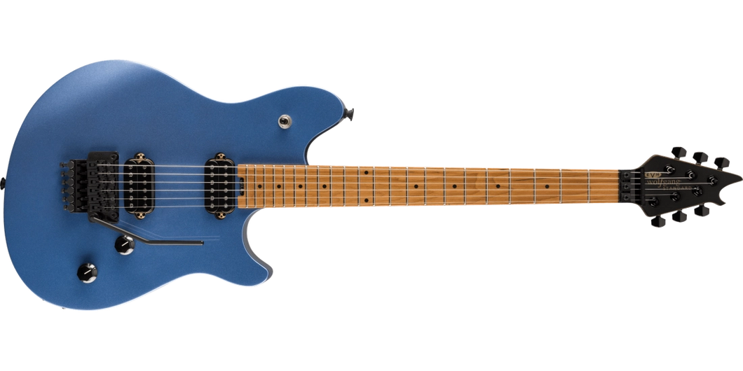 [PREORDER] EVH Wolfgang WG Standard Electric Guitar, Baked Maple FB, Pelham Blue