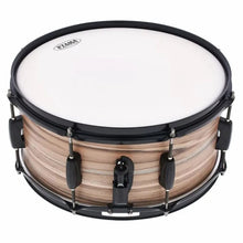 TAMA WP1465BK-NZW Woodworks 14X6.5in Snare Drum, Nat Zebrawood Wrap