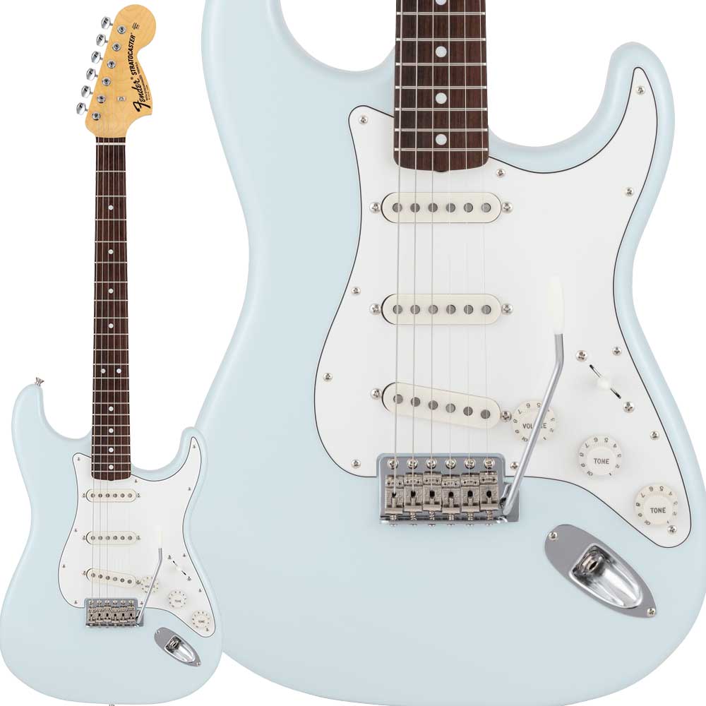 [PREORDER] Fender Japan MIJ Traditional Late 60s Stratocaster Electric Guitar, RW FB, Sonic Blue