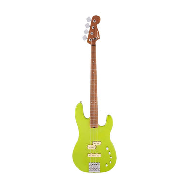 [PREORDER] Charvel Pro-Mod San Dimas Bass PJ IV Bass Guitar, Maple FB, Lime Green Metallic