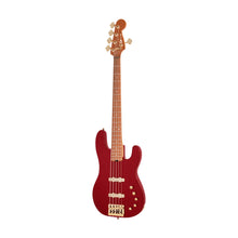 [PREORDER] Charvel Pro-Mod San Dimas Bass JJ V Bass Guitar, Maple FB, Candy Apple Red