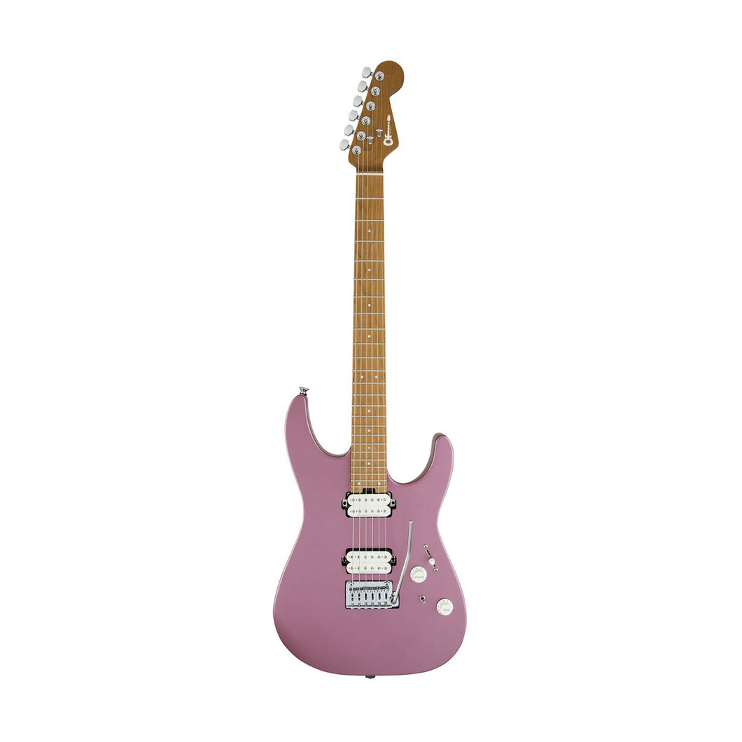 [PREORDER] Charvel Pro-Mod DK24 HH 2PT Electric Guitar, Caramelized Maple FB, Satin Burgundy Mist