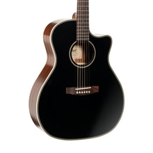 Cort Essence ES-GA4-BTSG Acoustic Guitar, Black Top Semi Gloss