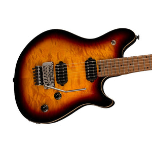 [PREORDER] EVH Wolfgang Standard QM Electric Guitar, Maple FB, 3-Tone Sunburst