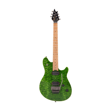 [PREORDER] EVH Wolfgang WG Standard QM Electric Guitar, Baked Maple FB, Transparent Green