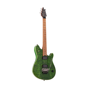 [PREORDER] EVH Wolfgang WG Standard QM Electric Guitar, Baked Maple FB, Transparent Green