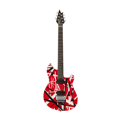 [PREORDER] EVH Wolfgang Special Striped Series Electric Guitar, Ebony FB, Satin Striped Red/White/Black